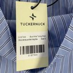 Tuckernuck  Women's Blue White Ticking Stripe‎ Maxi Skirt Size S New Photo 4