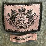 Juicy Couture 3/4 Sleeve Gray Full Zip Sweatshirt dress size L Photo 2