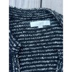 Loft | size large open sweater | tweed black and white cardigan Photo 2
