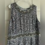 Mac Duggal  Embellished‎ Sleeveless High Neck Midi Dress- NwT Photo 4