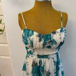 Speechless  Floral Dress Juniors Sweetheart Spaghetti Straps Bubble Hem Photo 2