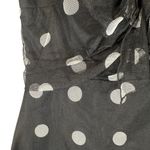 Jessica Howard Black & White Polka Dot Sleeveless Fitted Cami Top Women Sz 4 Photo 3
