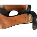 Tory Burch  Size 10 Black Leather Suede Heels Shoes d'Orsay Pumps Women's Photo 7