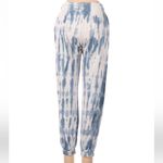 Gap WOMEN TIE DYE Vintage Soft Classic Joggers Track Sweat Pants Blue/White NEW Photo 2