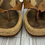 Timberland tan leather wedge espadrille sandals 10 Photo 5