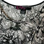 Peck & Peck Vintage 2000s Mesh Floral Lace Top Boho Y2K Fairy WhimsiGoth Size Large Photo 1
