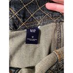 Gap Y2K Button Front Denim Skirt Blue Size 12 Festival Dummer Boho Vintage Cute Photo 2