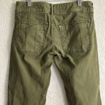 Pilcro Anthropologie  Army Green  The Wanderer ‎ Size 26 Low Rise Pants Photo 12