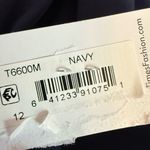 London Times Women’s Colleen Dress in Solid Navy Blazer Sz 12 Photo 7