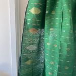 Indian Bollywood Saree Jamdani Dhakai Designer 2pc Green saree For Women Photo 7