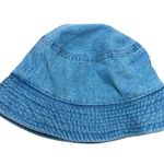 NEWHATTAN Classic Denim Bucket Hat Size S/M Blue Photo 0