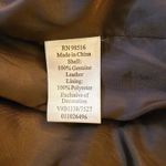 Coldwater Creek  Brown Leather Suede Jacket Large Embroidered Beaded Western Photo 10