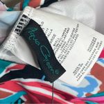 Aqua Green  Sz L Floral Swimsuit One Piece Hawaiian Tropical Print Photo 10