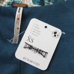 Free People NWT  Delphine in Navy Blue Floral Velvet Jumpsuit XS $178 Photo 4