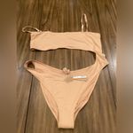 SKIMS  Swim Monokini Cut Out with removable straps Swimsuit ochre One Piece 4x Photo 1