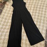G BY Giuliana Black Knit Jumpsuit Sleeveless Dressy Party Size L Size L Photo 7