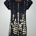 Ted Baker 100% silk floral short sleeve dress scoop neck lightweight size US 2 Photo 1