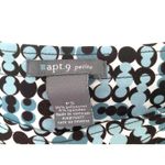 Apt. 9  Petite Y2K Stretchy A-Line Skirt Black Dot Design Flowy Whimsigoth Sz PS Photo 2