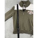 Victoria's Secret PINK ‎ 1/4 Zip Sweatshirt Women XS Zip Floral Graphic Print Y2K Photo 5