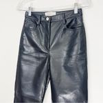 Aritzia  Wilfred The Melina Faux Leather Ankle Pants Black Size 0 Photo 5