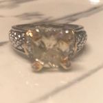 Sterling Silver Citrine gem stone ring Photo 5