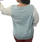 Skies Are Blue  Floral Eyelet Ruffle 3/4 Sleeve Crewneck Pullover Knit Sweater 2X Photo 97