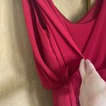 Laundry by Shelli Segal Y2K vintage red lace mini tank dress, size 2 Photo 3