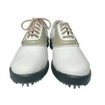 FootJoy  Greenjoys Women's Golf Shoes White Tan 6.5 Soft Spikes Photo 1