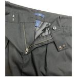 Gap Pleated Front Pocket Career Lined Zip Mini Skirt Black 4 Photo 4