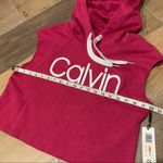 Calvin Klein NWT  performance sleeveless hoodie in pink size S Photo 10