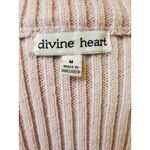 Divine Heart M Cardigan Pink Sweater Faux Fur Design Size M Photo 8
