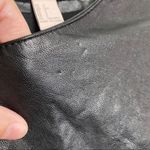 H&M Black Faux Leather Short Sleeve Dress Photo 5