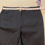 kim rogers Kim Roger’s Bermuda Capri Chino Long Shorts Sz 10‎ waist  Black 11” inseam Photo 6