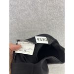 Iz Byer  Women's Skirt Crochet Hem Solid Black Size XS Lined Pull On Photo 4