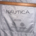 Nautica  Silver Puffer Jacket with Black Trim Size S Photo 3