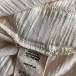 Soft Surroundings  Mixed Unique Button Cardigan Blouse | Cream | Cotton Photo 5