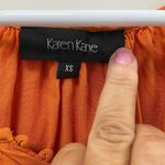 Karen Kane  pumpkin spice blouse. Perfect for the upcoming season. Size XS Photo 1