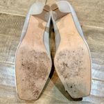 Delman Women’s Silk Peep Toe Pumps with Bows Champagne Size 9.5 FLAW Photo 8