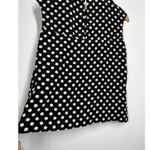 Kate Spade Silk Polka Dot Tank Top Medium Sleeveless Blouse Black Beige Photo 4
