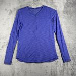 Lululemon  Half Zip Top Womens Small‎ Blue Purple Casual Gym Athleisure Gorpcore Photo 1