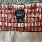 Wild Fable Coral Pink White Gingham Plaid Peplum Cami Tank Top Size XL Photo 5