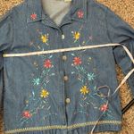 Bobbie Brooks Women's Denim Shirt Jacket Size M Vintage Denim‎ Style Shacket Blue Size M Photo 2