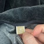 Michael Kors Black Velour Zip Up Sweatshirt Women’s Size M Medium Hoodie Jacket Black Photo 4