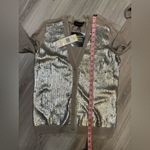 Jones New York  Gray Sequin Cardigan Sweater Photo 5