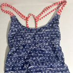 Mossimo Supply Co Mossimo Womens Swimsuit One Piece Red White Blue Patriotic Stars Stripes Size M Photo 2