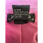 Venesha Angora Cardigan Sweater Attached Scarf Lined Jacket Pink Women’s Medium Photo 11