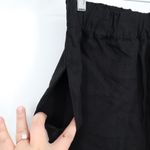 American Giant Women's Linen Short Size XS Made in USA Black Photo 3