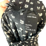 & Other Stories & Other Stories Pants High Waisted Fringe Pull-On Floral‎ Print Black Size US 2 Photo 10