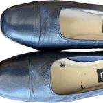 VANELi Nappa Leather Capped Toe Flat Skimmer, 1” heel, Leather Sole, Navy 6.5 S Photo 5