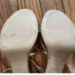 Schutz Kelsie Platform Sandal Heels Metallic Size 10.5 STORE MODEL Photo 6